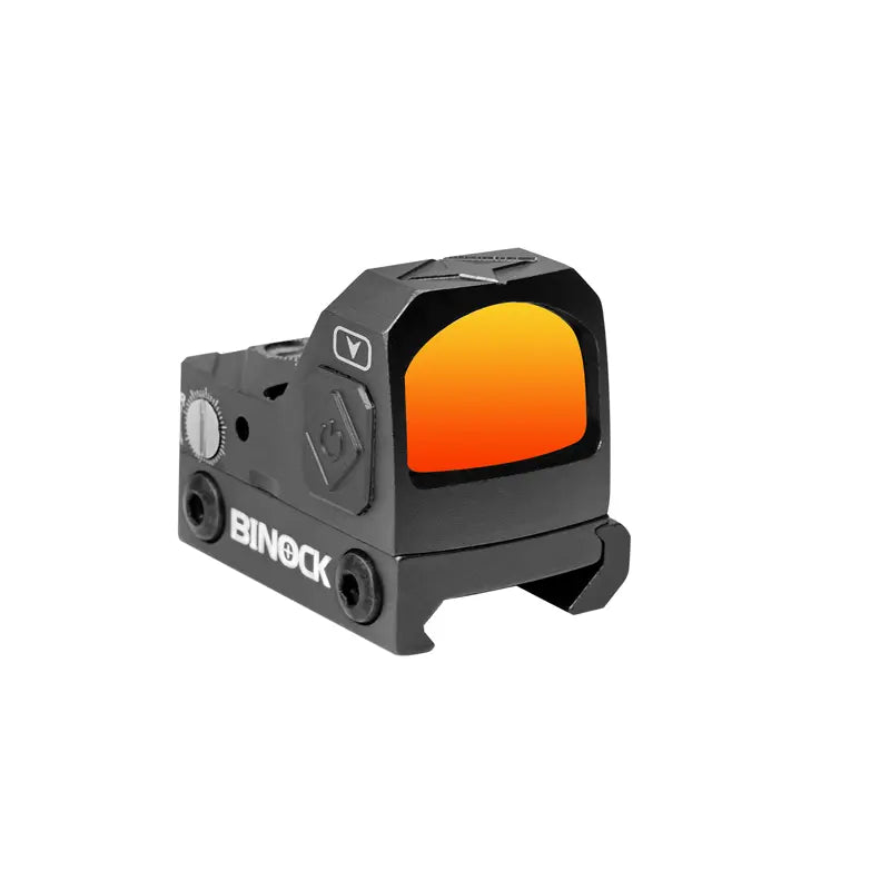 Elinox sight with red dot sights on a white background