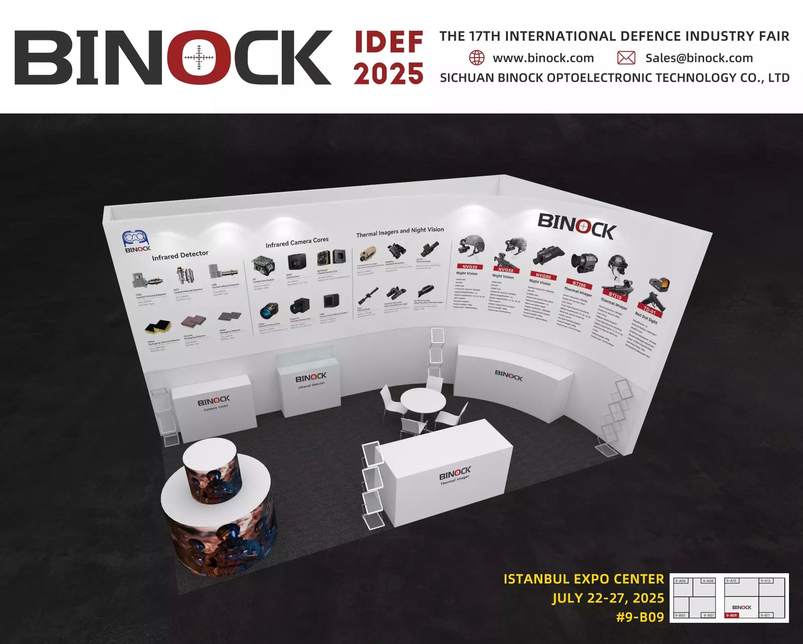 binock exhibition mock up image