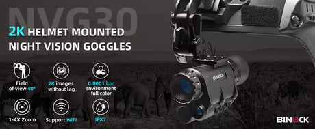 banner for BINOCK NVG30 2k helmet mount night vision goggles