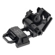 Black mechanical component on a white background binock L4G24 helmet mount
