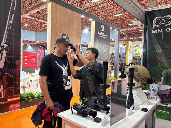 exhibition of binock night vision goggles for hunting in russia