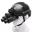 binock night vision goggles binoculars on a helmet with the white background