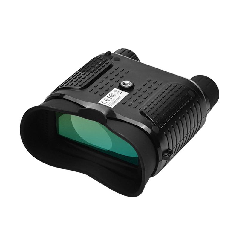 Black night vision binoculars and goggles device on a white background