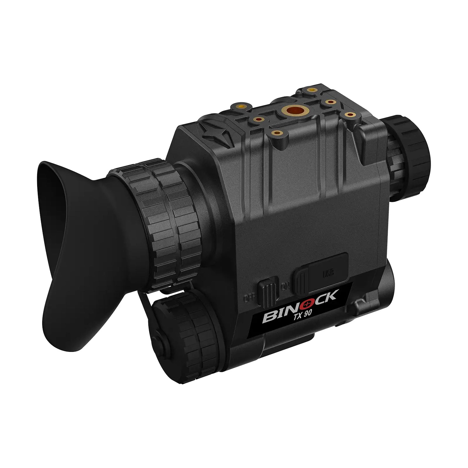 BINOCK thermal imaging camera on a white background binock thermal imaging camera hunting tx90